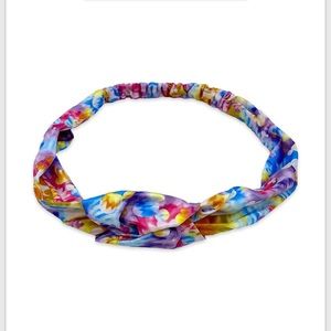 Mickey Mouse Icon Rainbow Tie-Dye Wrap Headband for Adults ‼️
